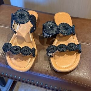 Black Jack Rogers Sandals